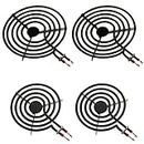 MP22YA Stove Surface Element Set - 2 x MP15YA 6" and 2 x MP21YA 8" Compatible with Hardwick Ken-More May-tag Norge Whirl-Pool, 4 Set Cooking Appliances Parts Electric Stove Burner