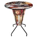 Holland Bar Stool L218B42Indian1P-36RIndn-Col Indian Motorcycle 36" Round Bar Height LED Pub Table