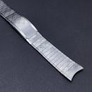 Reloj de pulsera vintage Stelux acero 17 mm para hombre 44865-65 eslabón curvo