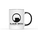 SMARTYPANTS Black Mesa Research Facility Half Life Game Inspired Ceramic Cup Mug
