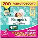 Pampers Baby Dry Fit Prime Maxi, 200 Pannolini, Taglia 4 (7-18 kg)