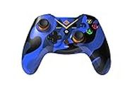 Cosmic Byte C3070W Nebula 2.4G Wireless Gamepad for PC supports Windows XP/7/8/10/11, Sensitive Triggers, Upgraded with USB C Port, Rubberized Texture (Camo Blue)