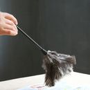 34cm Ostrich Feather Duster Anti-static Brush Cleaning Tool Wooden Handle Home 