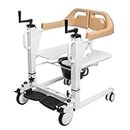 Karma MS Power Coated TC 10 Transfer Chair-Patient Lifter and Transfer Wheelchair/Body Lifting Device/Equipment for Home Use Elderly and Patients