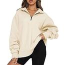 Women Half Zip Oversized Sweatshirts Cute Hoodies Relaxed prime pet deals of the day today only for sale teacher deals today 2023 senior discount for prime membership amazon returned pallets
