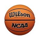 WILSON NCAA Evo NXT Indoor Game Basketball - Size 6-28.5",Orange