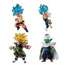 Dragon Ball Super Adverge 2" Figures Box Set 3 - Super Saiyan Blue Goku, Blue Vegeta and Broly, Piccolo, (86610)