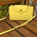 Michael Kors Bags | Crossbody & Bolso De Mano Mk | Color: Yellow | Size: Os