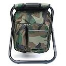 Easy Funny 2 in 1 Fishing Hunting Stool Backpack Rucksack Seat Chair Bag Camping Hiking