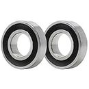 MAPLE ACE 6301-2RS Ball Bearing Supreme Rubber Sealed 12x37x12mm 6301 2RS (2Pcs)