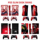 For Playstation5 Slim PS5 Slim Disk Spider Superhero Skin Sticker Decal Wrap AU