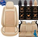 PU Leather Auto Car Seat Covers Full Set Front Cushions For Dodge Ram 1500 2500
