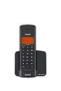 Beetel X90 Cordless 2.4Ghz Landline Phone with Caller ID Display, Stores 50 Contacts, Upto 8Hrs of Talk time, Solid Build Quality, Alarm Function, Auto Answer, Mute & Flash Function (Black X90)