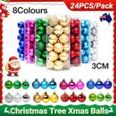 24PCS/Pack Christmas Tree Xmas Balls Decorations Baubles Party Wedding Ornament