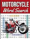 Motorcycle Word Search: Motorcycles and Motorbikes Puzzle Book for Adults, Gift for Motorcycles Lovers, Brands, Parts, accessories