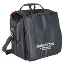 Music Store LP Bag, bolsa de vinilo repelente al agua, negra, plástico robusto,