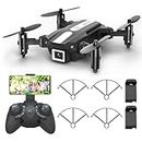 FERIETELF T25 Mini Drone with Camera, 1080P HD RC Drones for Kids FPV Adults Beginners, With One Key Take Off/Landing, Gravity Sensor, Gesture Control, 3D Flip, Voice Control