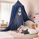 Dix-Rainbow Large Children Bed Canopy Round Dome Girls Mosquito Net Kids Princess Play Tents Nursery Room Decoration for Baby