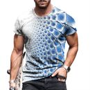 Camiseta Hombres Moda Gráfico Manga Corta Ropa Activa Aptitud Física Casual Top