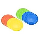 PATIKIL Flying Disc 9 Inch 65 Gram, 8 Pack Ultimate Competition Discs Sport Training Disk for Backyard Lawn Beach Outdoor Park, Orange Yellow Blue Green
