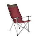 Camping Chair Outdoor Fishing Chair Camping Chair Sturdy Steel Folding Lawn Chair with Hard Arms and Cup Holder for Outdoor Travel Hunting Fishing Folding Chairs for Outside Portable ( Color : A )