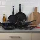 8-teiliges Blauman Kochgeschirr Töpfe Pfannen Set mit Soft Touch Griffen & Küchenwerkzeug Set