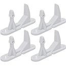 Ultra Durable 131763310 Washer Door Striker Replacement Part by BlueStars - Exact Fit for Frigidaire & Kenmore Washer - Replaces 131763300 AP3580441 PS890617 - PACK OF 4