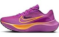 Nike Women's WMNS Zoom Fly 5 Running Shoes, Hyper Violet Laser Orange Black, 4.5 UK