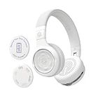 StoryPhones, Storytelling Foldable Bluetooth Kids Headphones-Intro Bundle with ZenDisk and PlayShield, Perfect for Travel, Learning, Screen-Free Entertainment, Stories and Music by Onanoff (White)