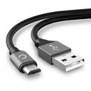  Câble données USB pour Mpow 079 Bluetooth Headphones gris 2A