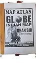 Map Atlas Globe Indian Map Khan sir Notes