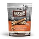 Zoe Better Than Rawhide Twists for Dogs, Peanut Butter Flavor, 12 Pack (5.2 oz)