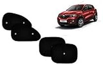 Auto Pearl Car Auto Window Side Sunshade Curtains Compatiable with - Kwid