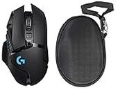 M.G.R.J® Portable Carrying Hard Case Cover for Logitech G502 Lightspeed Wireless Gaming Mouse (Black)