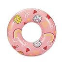 Walmart Inc Inflatable Sweets Swim Tube Pool Float, Pink, for Kids and Adults, Unisex, 31.00 x 31.00 x 8.50inch