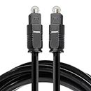 ZEBRONICS Oc300 Digital Optical Audio Cable With 3 Meters,Upto 8 Channel Audio,Compatible With Optical - Enabled Devices Like Smart Tvs,Sound Bars,A/V Receivers,Dvd,Blu-Ray Players,Playstation,Black
