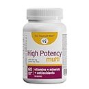 High Potency: Brain Booster Supplement with Anti Aging Essentials. For Concentration, Brain Fog, Mental Alertness, Focus, Clarity, & Memory Support. 30+ Vitamins & Minerals. By See Yourself Well 60ct