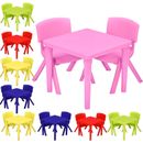 Kinderstühle Tisch Kleinkind Set starker Kunststoff Spieltisch Kinder Lernaktivität