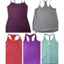 Under Armour Tops | 5 Womens Athletic Wear Sports Tank Tops Shirts Workout Clothes Activewear Lot Xs | Color: Gray/Purple | Size: Xs