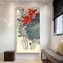 Impresión de Cuadros de paisaje de tinta de estilo tradicional en lienzo. Cuadro de arte de pared de lienzo para sala de estar decoración del hogar 50x100cm sin marco