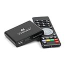 ZUMKUNM 4K Ultra HD and 1080P Digital Media Player for USB Drives and MicroSD Cards, Digital Signage, H.265/HEVC H.264/AVC MP4 MKV Videos MP3 Music JPG Photos, 4K HDMI, Analogue AV, Auto Play and