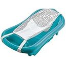 The First Years Newborn to Toddler Baby Bath Tub - Convertible 3-in-1 Baby Tub with Removable Sling - Ages 0 to 24 Months - Sure Comfort - Teal