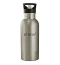 Knick Knack Gifts got casque? - 20oz Stainless Steel Water Bottle, Silver