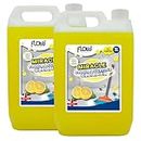 Flow Lemon Floor & Surface All Purpose Cleaner | Concentrate Formula | Interior & Exterior | Safe On All Surfaces (10 Litre)