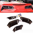 Fit for 2014-2019 Corvette C7 Smoked Tail Rear Light Lamp Cover Trim Accessories