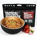 Tactical Foodpack Beef Spaghetti Bolognese - 8 Jahre haltbar - Gefriergetrocknetes Survival Essen - Notfall Prepper Nahrung - MRE meal ready to eat mit 542 kcal Energie