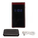 (Red)Flip Phone For Seniors 2.8 Inch Screen Big Button Unlocked Cell Phone BEA