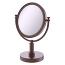 Charlton Home® Dolder Vanity Top Modern & Contemporary Magnification Make-Up Mirror Metal in Brown | 15 H x 8 W x 8 D in | Wayfair