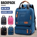 Mens Women Large Capacity Oxford Backpack Laptop Notebook School Travel Bag