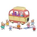 Peppa Pig Peppa Visits Australia Campervan Vehicle Preschool Toy with Rolling Wheels; Includes 8 Figures, 4 Accessories, for Ages 3 and Up